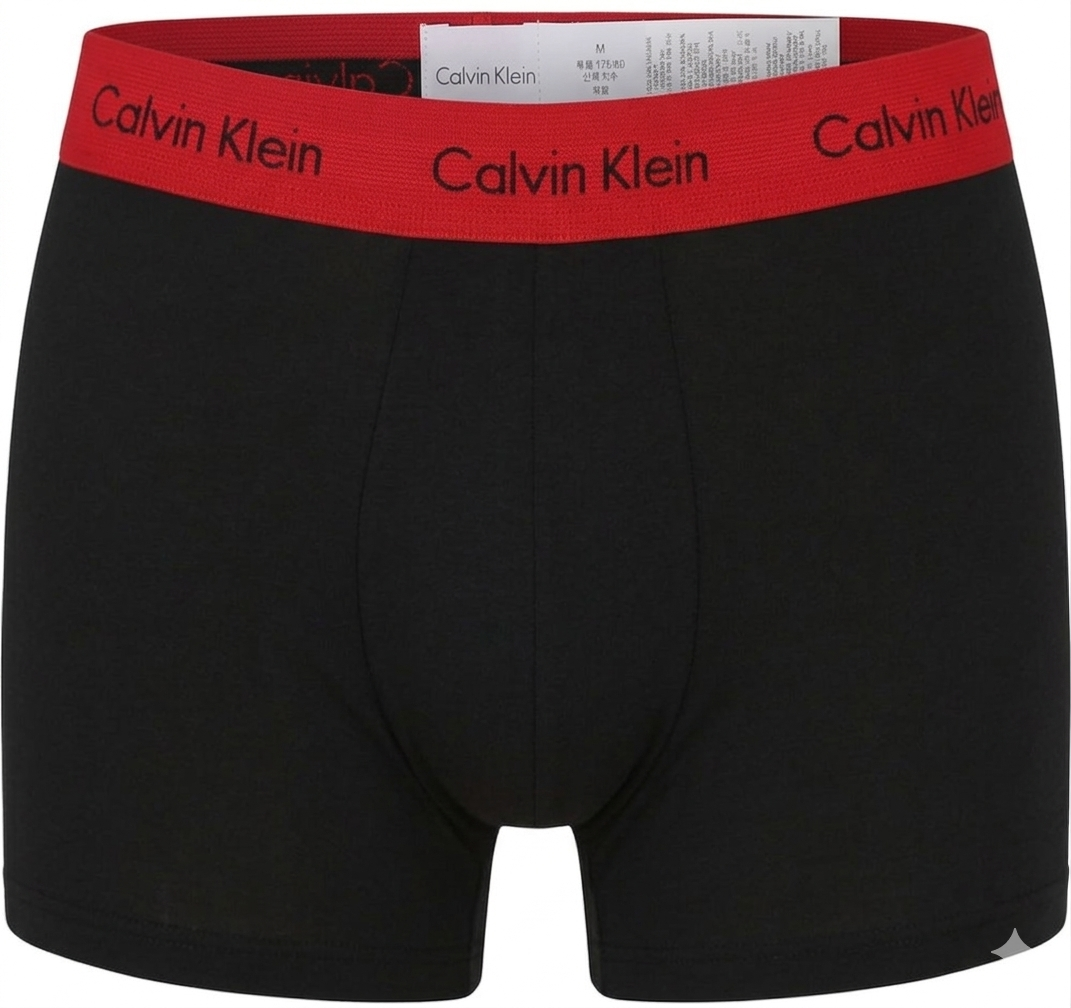 CALVIN KLEIN - Pacco Da 3 Boxer in cotone elasticizzato con elastico esterno colorato
