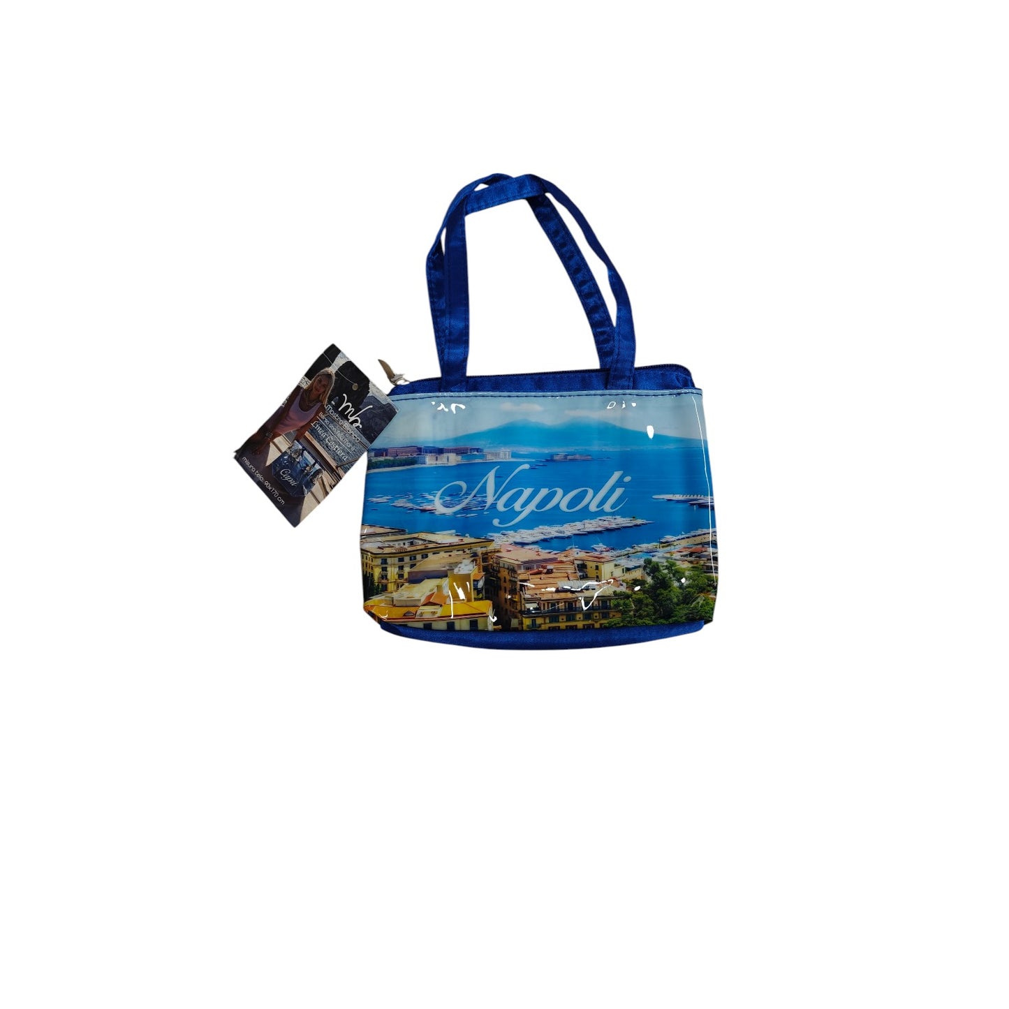 Telo Mare Napoli Microfibra 90x170 cm con Borsa
