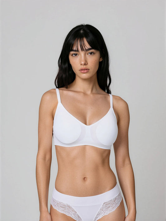 Jadea Nuvola – Reggiseno Triangolo Second Skin Senza Cuciture con Coppe Estraibili