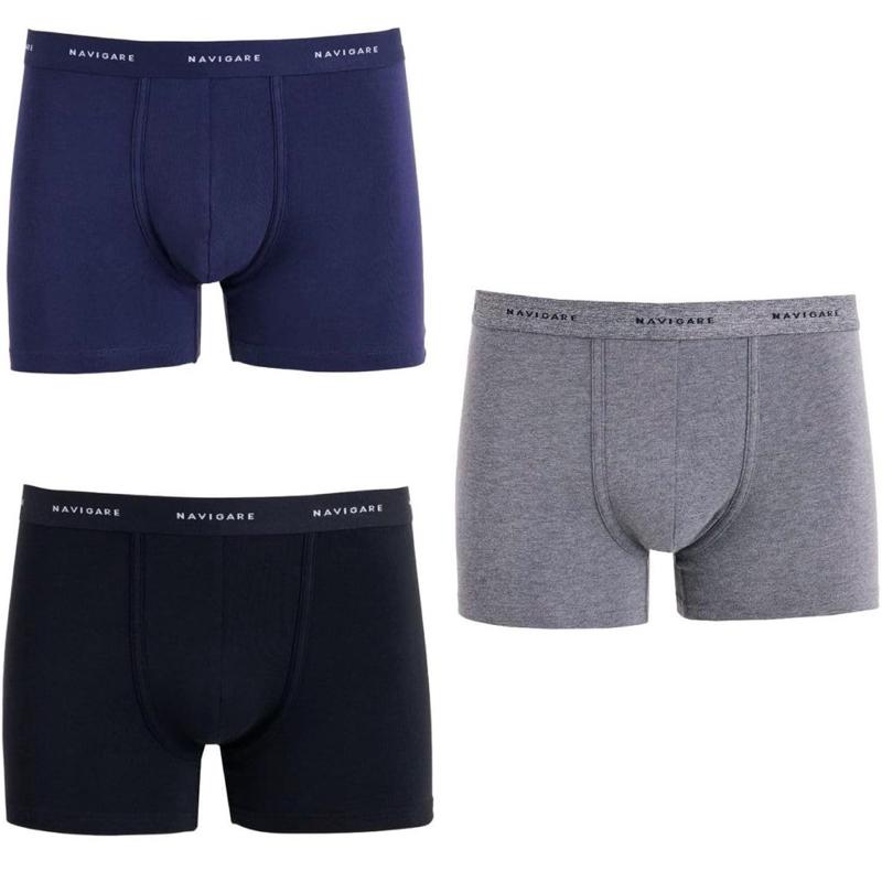 Boxer Navigare Uomo Pacco da 3 – Art. 103T Cotone Stretch