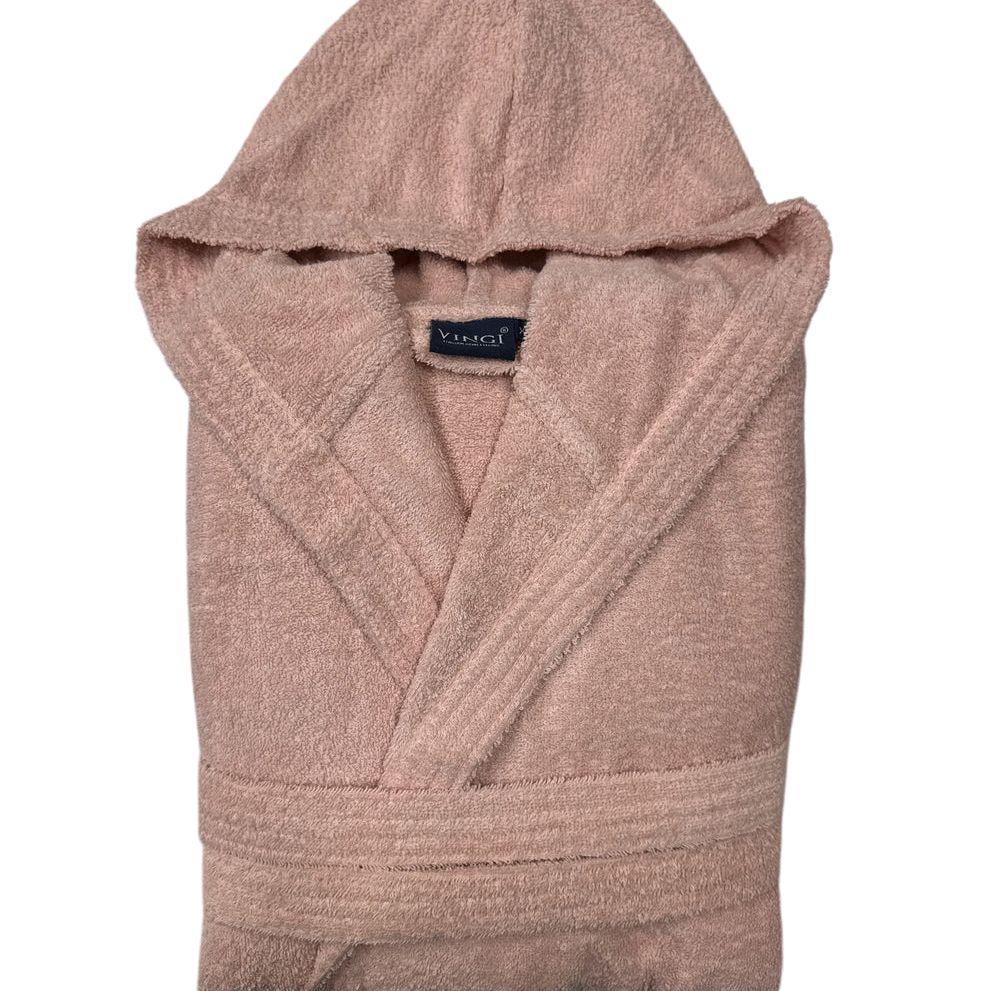 Accappatoio Unisex Spugna 100% Cotone con Cappuccio – Vingi Monaco