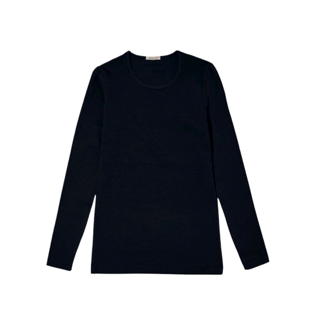 Jadea 4055 – Maglia Donna Girocollo Manica Lunga in Cotone Elasticizzato