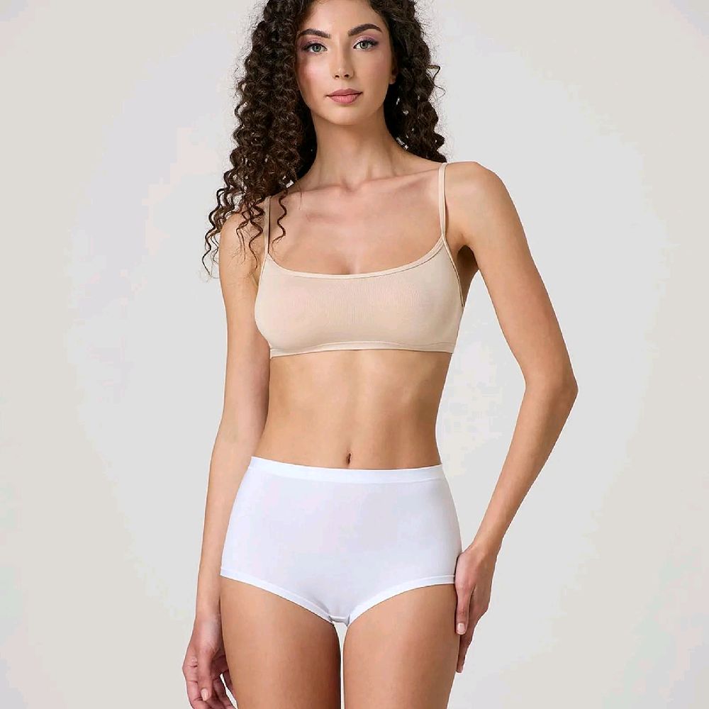 Jadea 787 – Slip Maxi Culotte Donna Vita Alta in Cotone e Modal