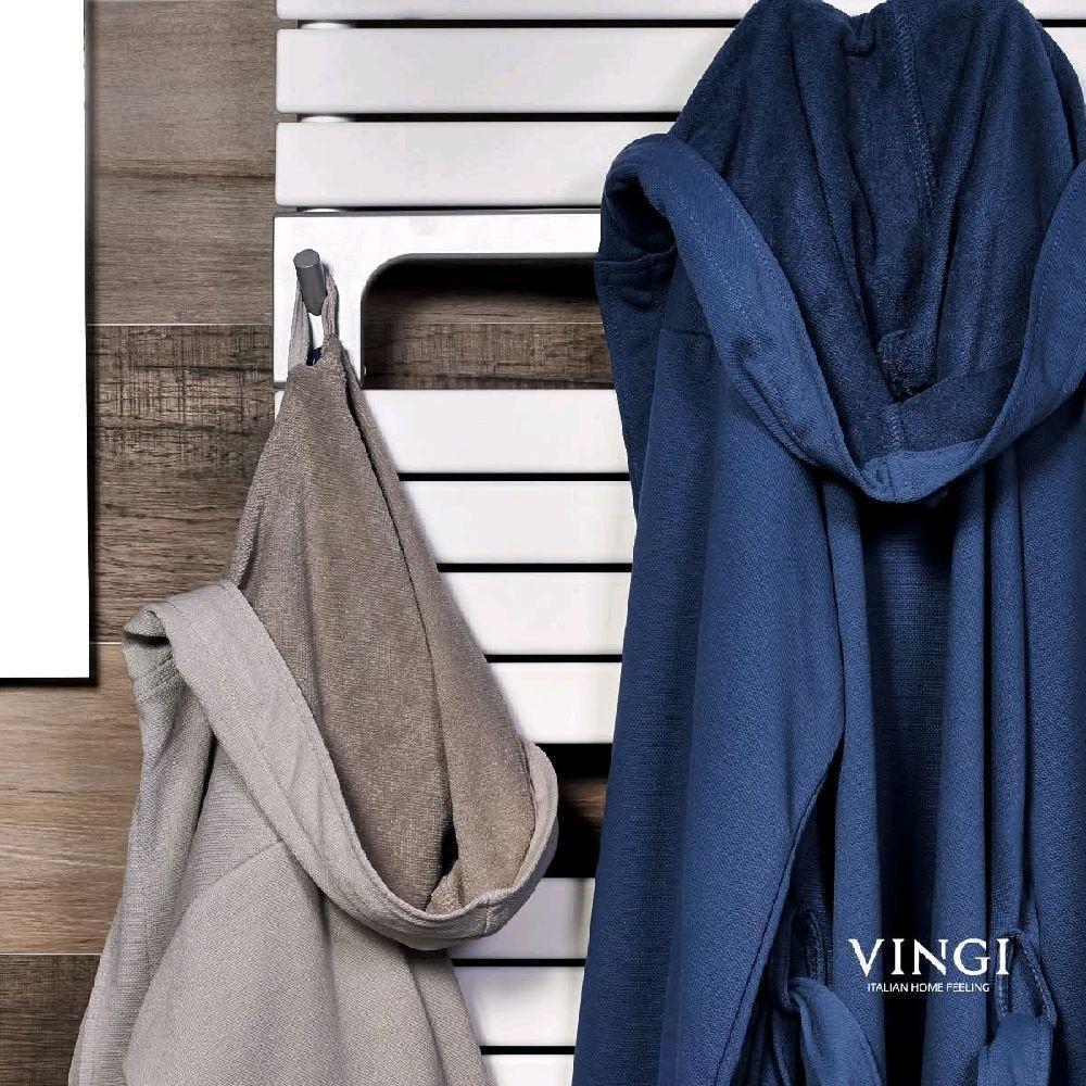 VINGI - Accappatoio Unisex in microspugna leggera e super assorbente con cappuccio