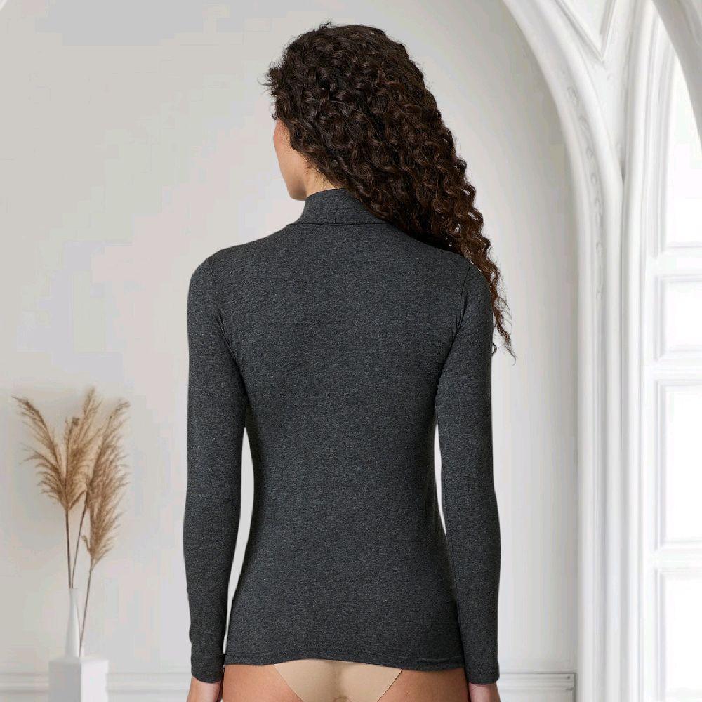 Jadea 4057 – Lupetto Donna Manica Lunga in Cotone Elasticizzato