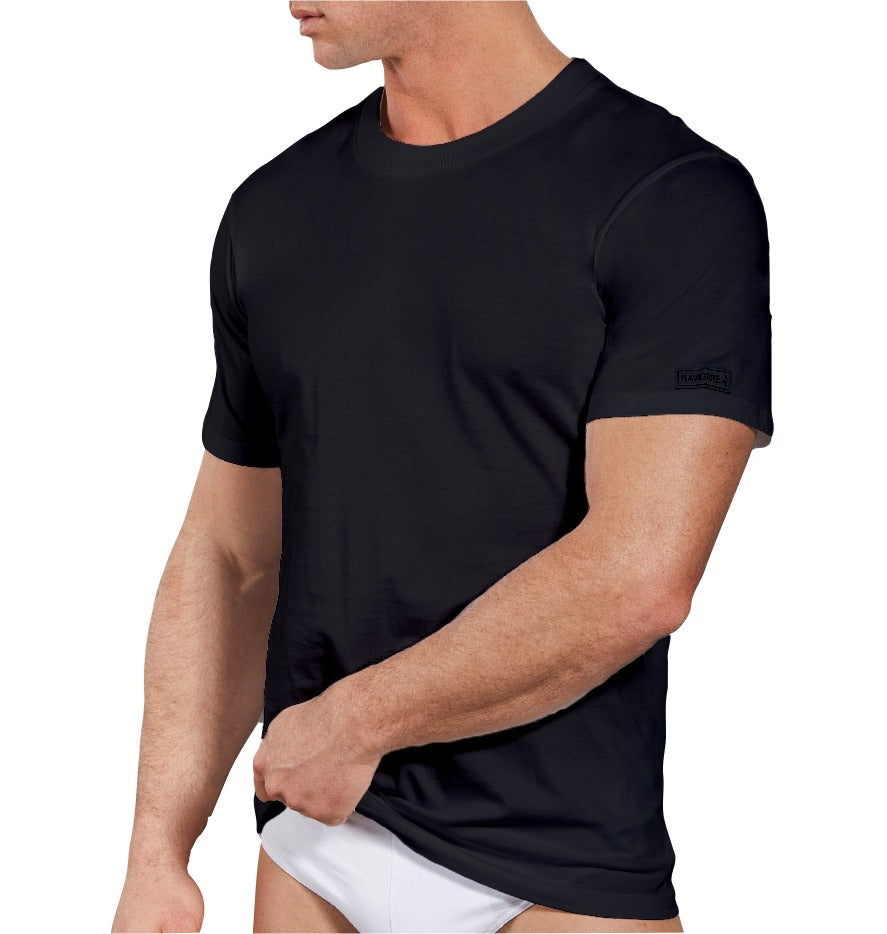 T-Shirt Navigare Uomo Girocollo 100% Cotone – Regular Fit