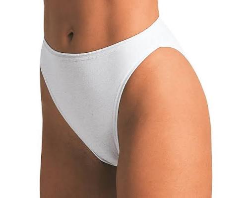 Cotonella 3939 – 3 Slip Donna Vita Alta Sgambati in Cotone