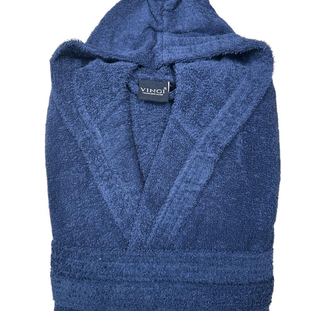 Accappatoio Unisex Spugna 100% Cotone con Cappuccio – Vingi Monaco