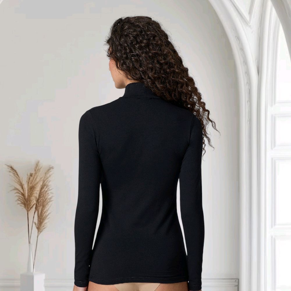 Jadea 4057 – Lupetto Donna Manica Lunga in Cotone Elasticizzato