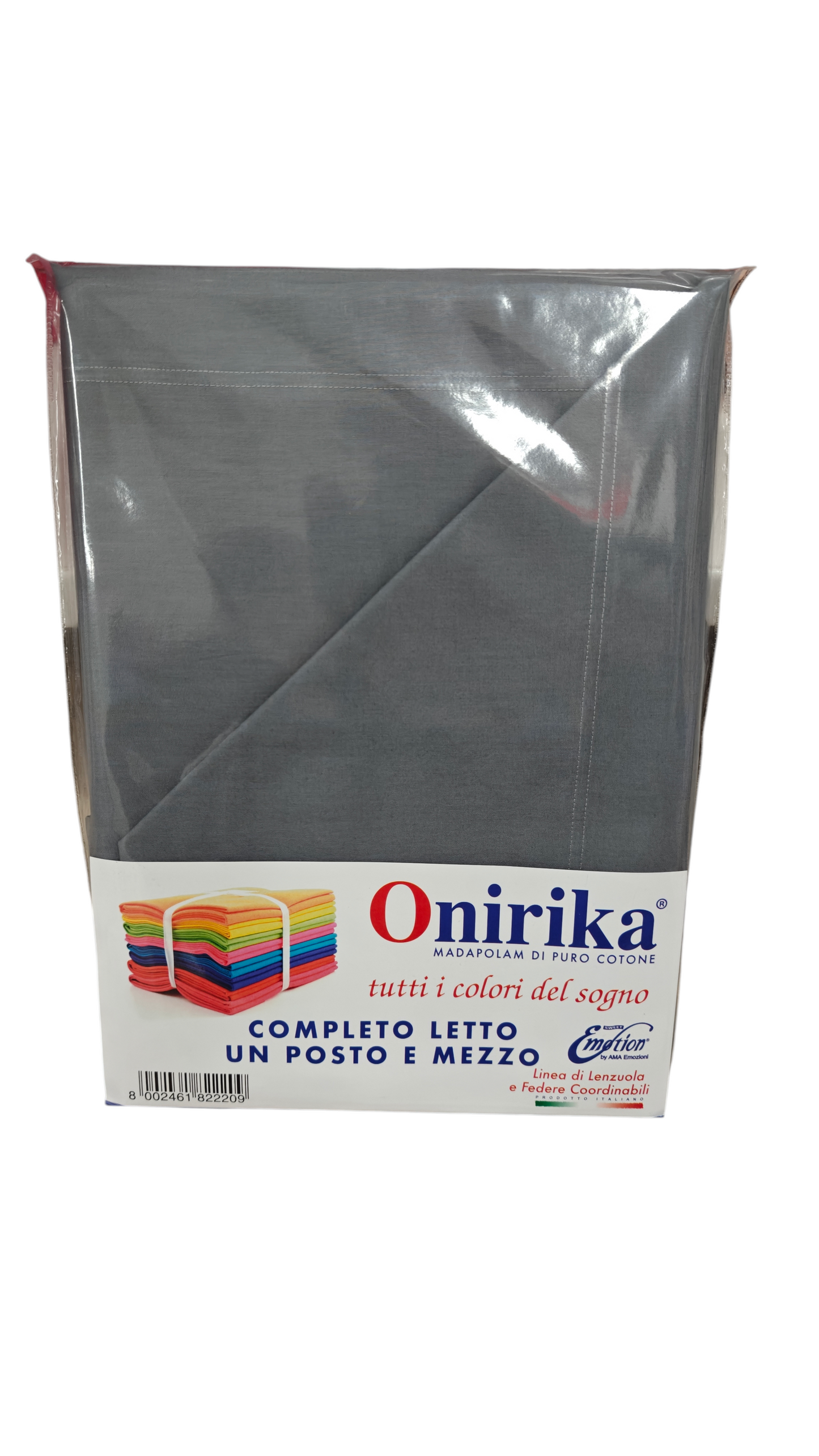 Lenzuola 1 Piazza e Mezza Onirika 100% Cotone – Completo Letto