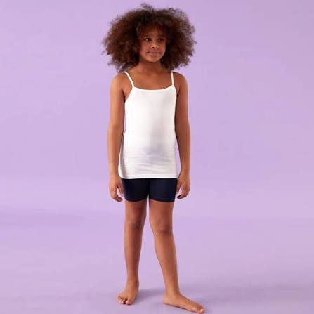 Canotta Spalla Stretta Bambina Cotone Stretch Jadea 282