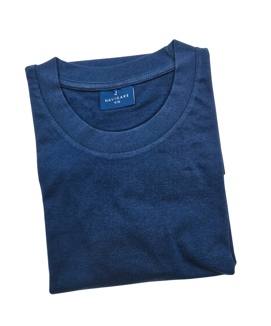 T-Shirt Navigare Uomo Girocollo 100% Cotone – Regular Fit
