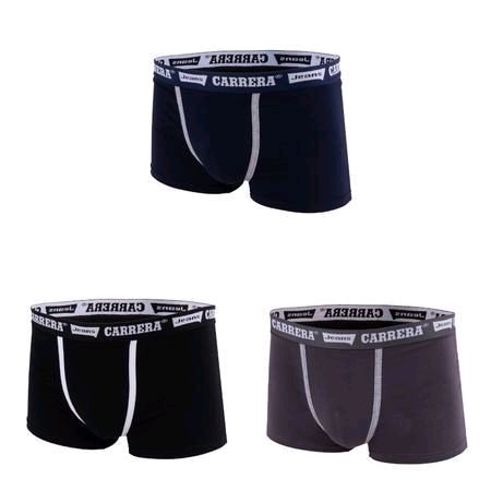 CARRERA - Pacco da 3 Boxer in cotone a tinta unita