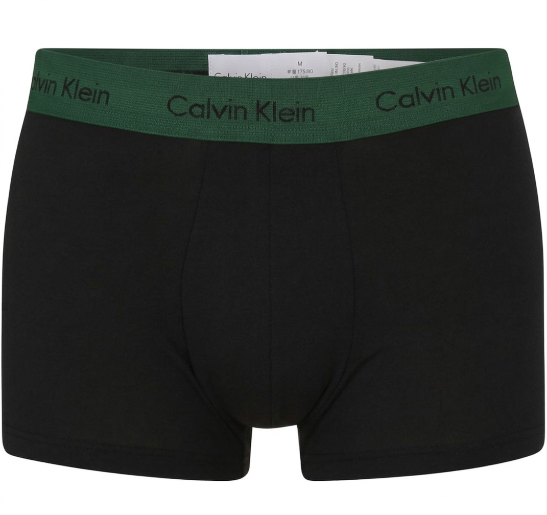 CALVIN KLEIN - Pacco Da 3 Boxer in cotone elasticizzato con elastico esterno colorato