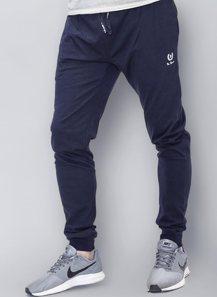 Pantalone Tuta Lungo Uomo Cotone Leggero Con Polsino – Be Board