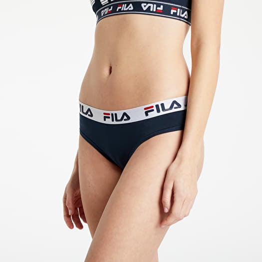 Slip Brasiliana Donna Cotone Elasticizzato Nero Grigio Navy – Fila FU6067