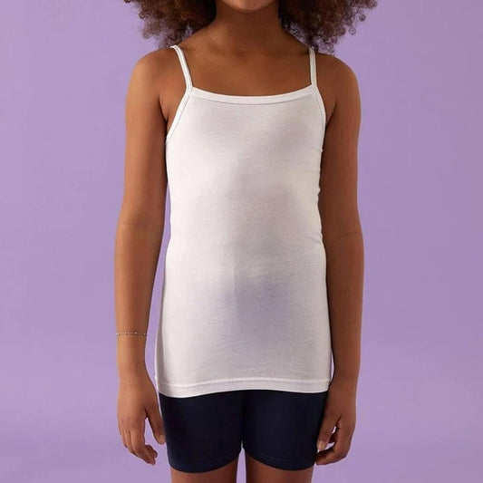Canotta Spalla Stretta Bambina Cotone Stretch Jadea 282