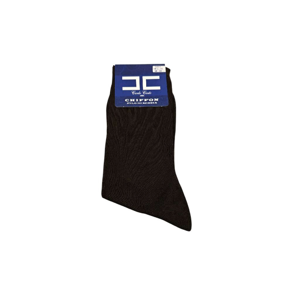CARLO CASTO - Calza Uomo 100% Cotone Filo di Scozia Made in Italy Comfortabile e di Alta Qualità