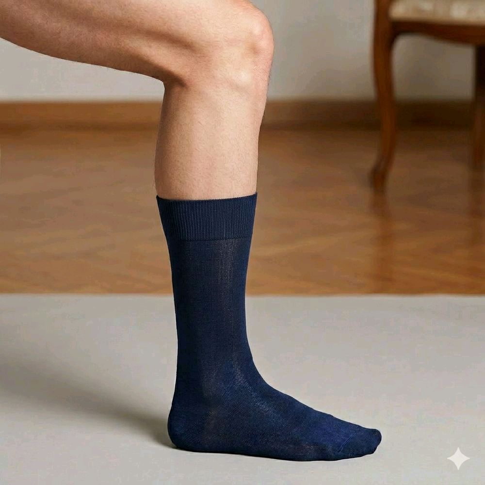 CARLO CASTO - Calza Uomo 100% Cotone Filo di Scozia Made in Italy Comfortabile e di Alta Qualità