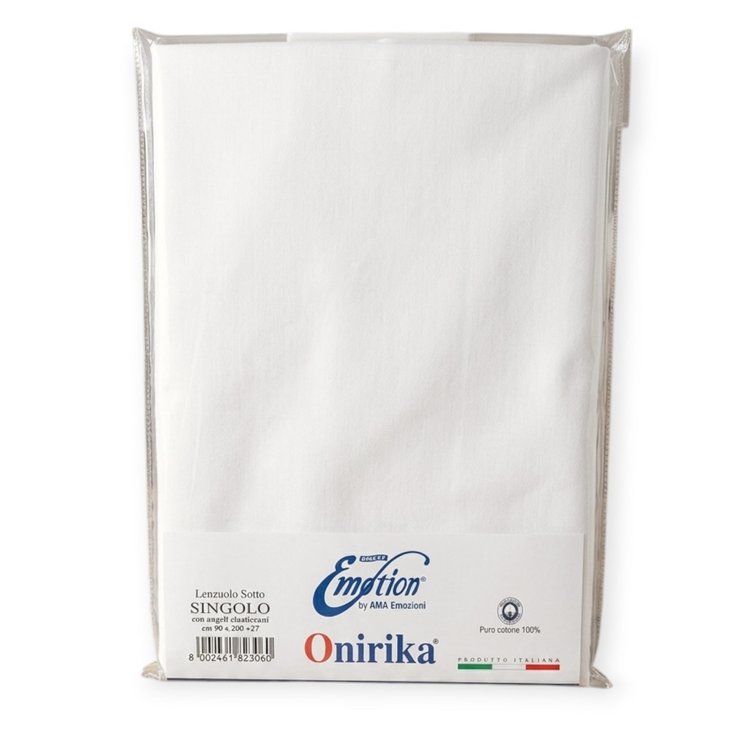 Onirika – Lenzuolo Sotto Singolo con Angoli Elasticizzati 100% Cotone