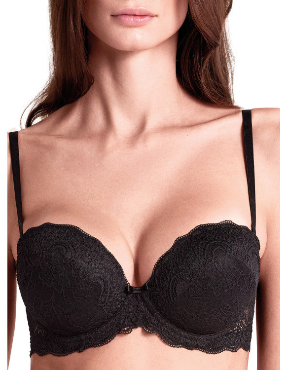 LORMAR - Fascia balconcino con pizzo super push-up +2 taglie art. Extra Pizzo