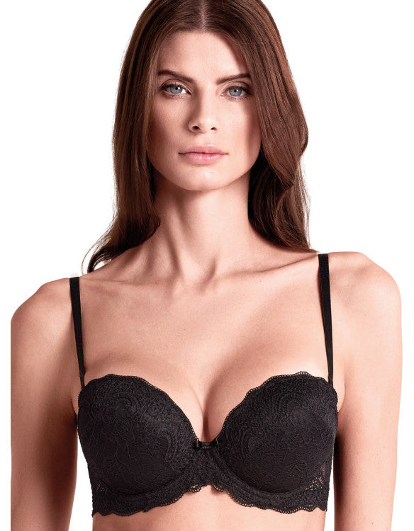 LORMAR - Fascia balconcino con pizzo super push-up +2 taglie art. Extra Pizzo