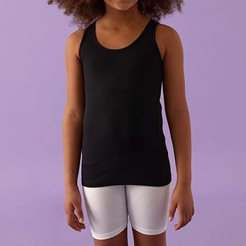 Canotta Spalla Larga Bambina Cotone Stretch Jadea 283