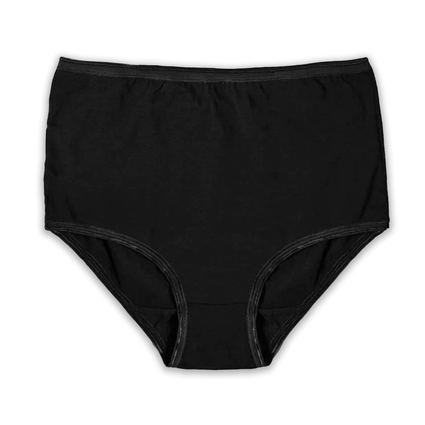 Jadea Slip Maxi Culotte Vita Alta in Cotone – Bianco/Nero art. 05