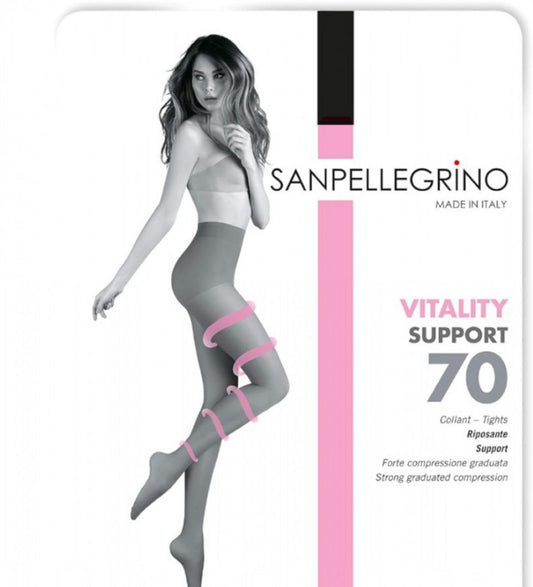 Collant a Compressione 70 Den Sanpellegrino Vitality – Effetto Energizzante