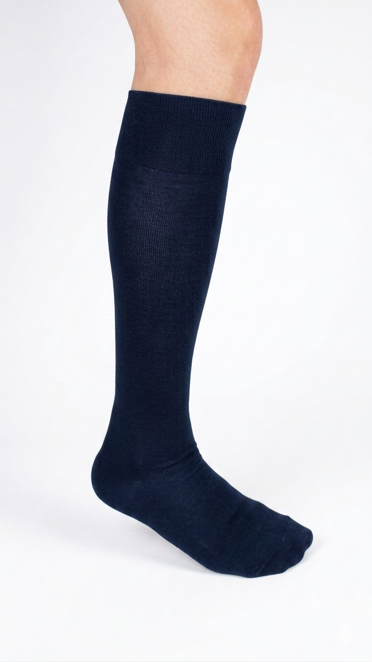 Calzini Lunghi Filo di Scozia Uomo – 3 Paia Dandy 100% Cotone