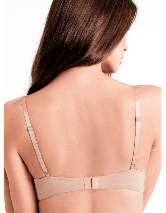 LORMAR - Reggiseno per scollature profonde senza ferretto Push-Up art. Desiderio