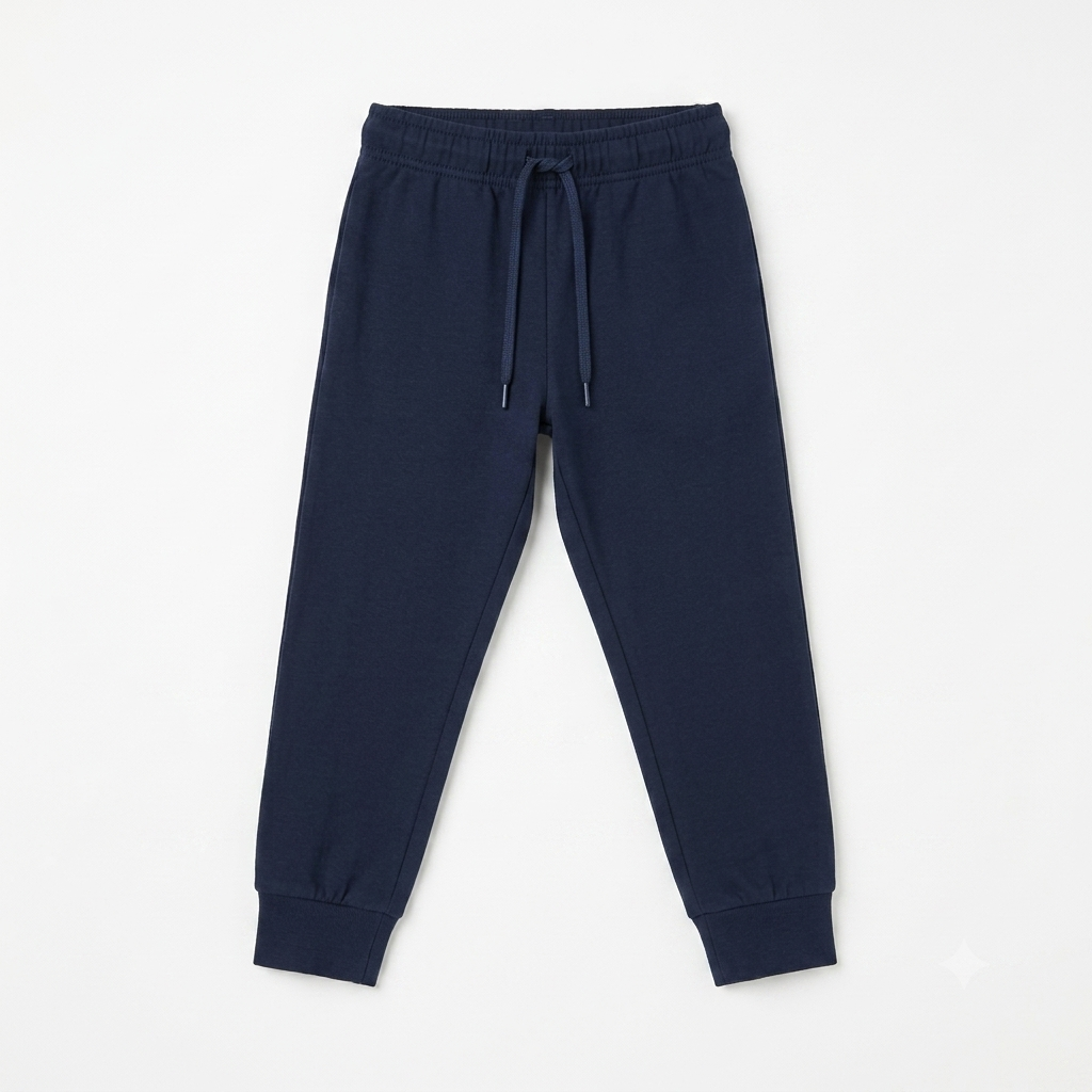 Pantaloni Tuta Blu Bambino Scuola – Cotone 3-16 Anni