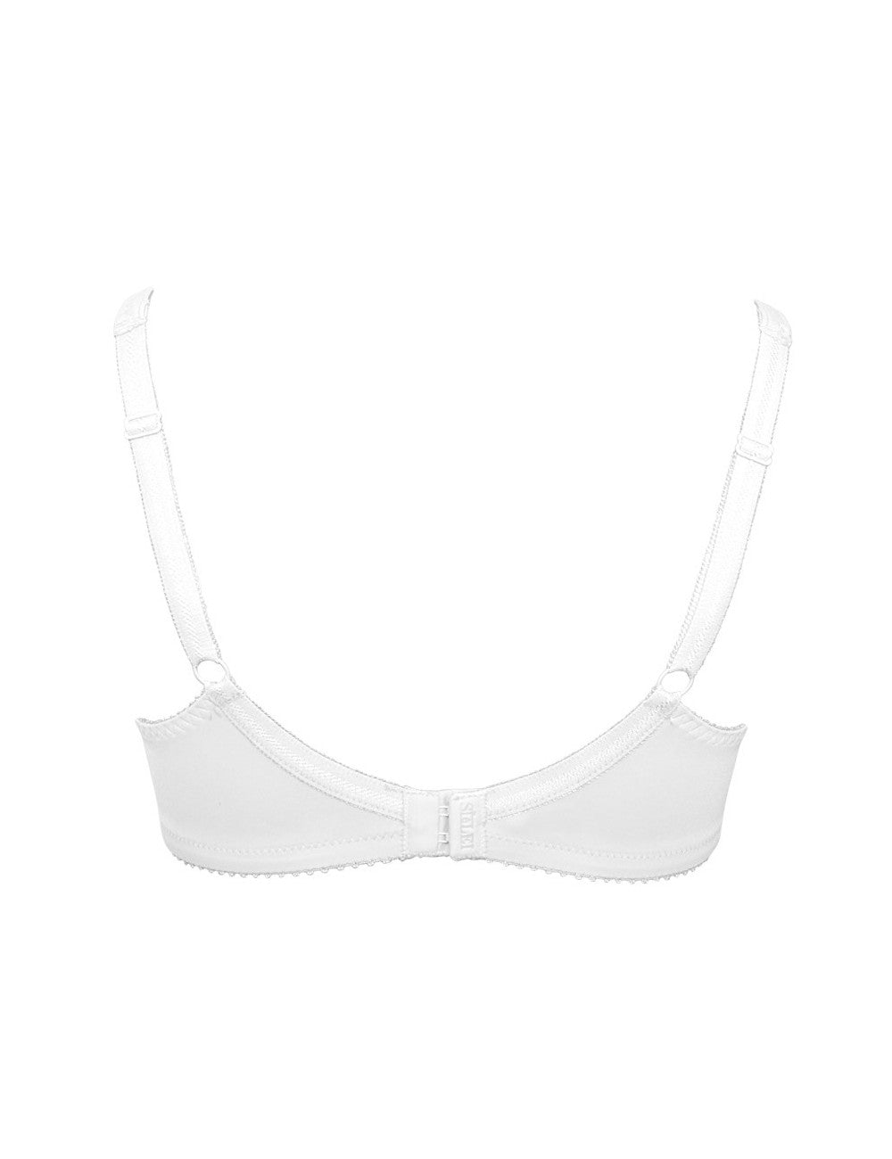 SIèLEI Reggiseno Donna Senza Ferretto foderato in cotone in coppa C Art. 960 colori bianco nero e nudo