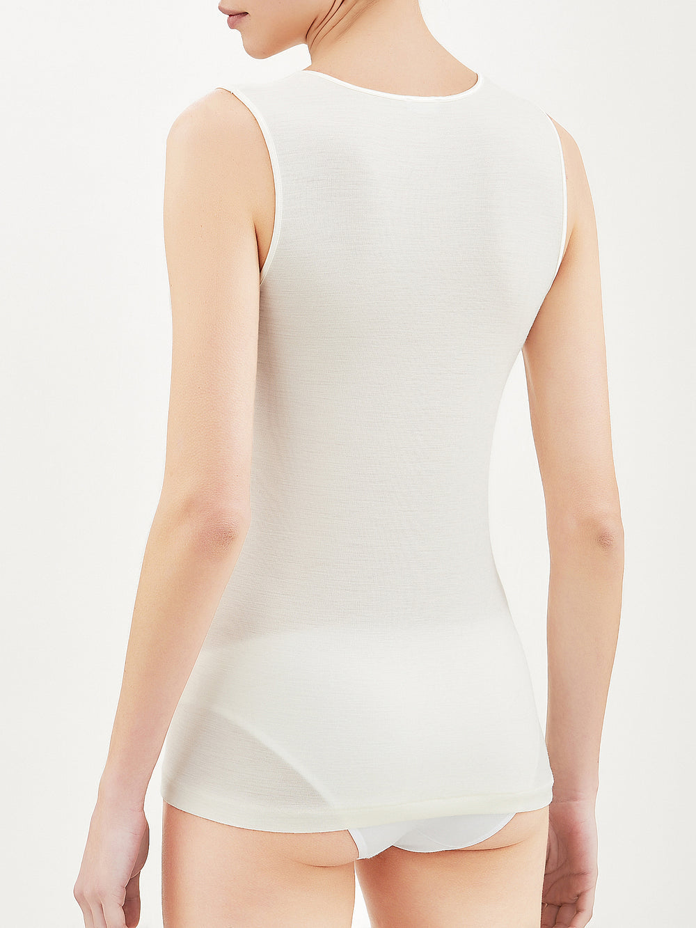 RAGNO - Canotta pura lana a spalla larga da donna art. 100merino