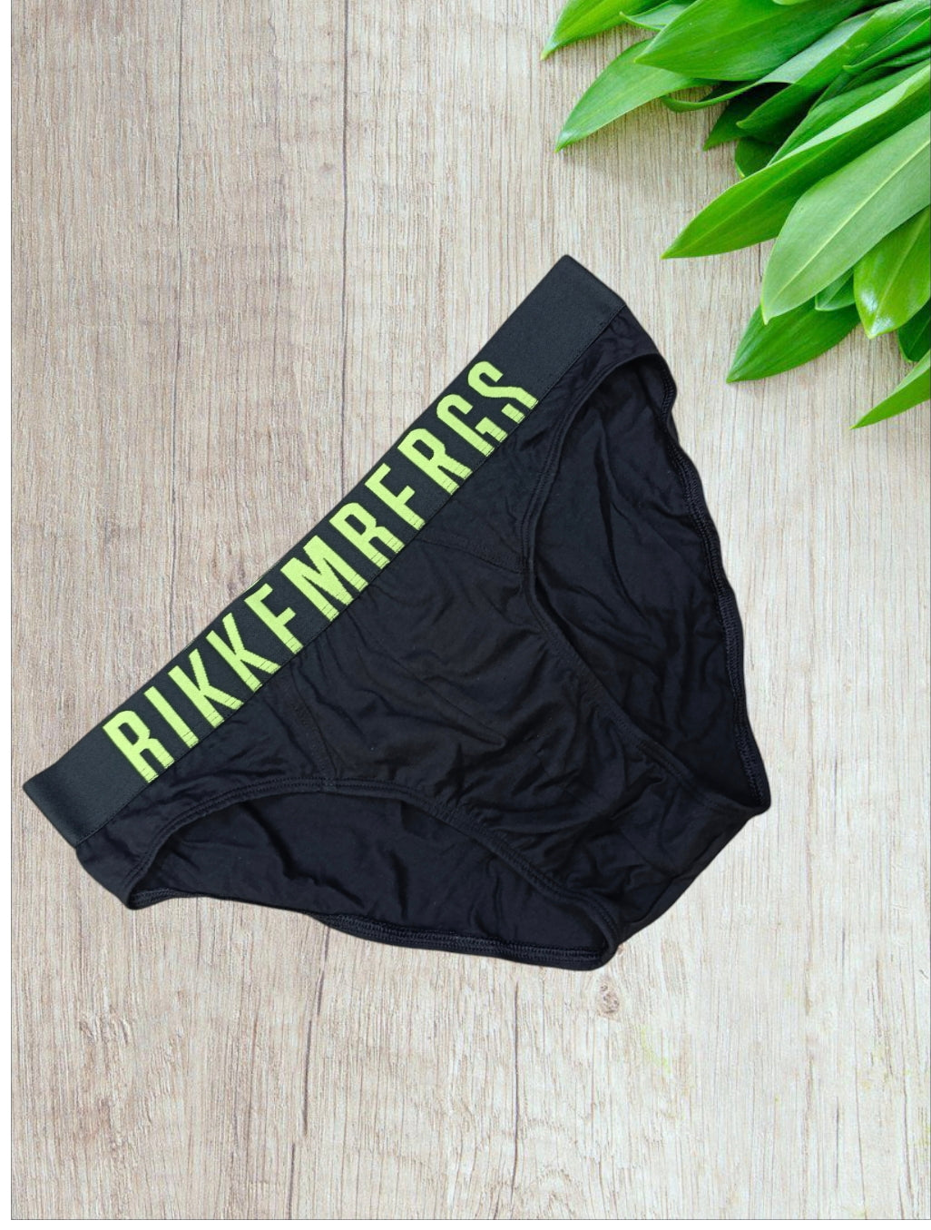 Bikkembergs Slip Uomo Tri-Pack Nero Elastico Fluo – Cotone Stretch
