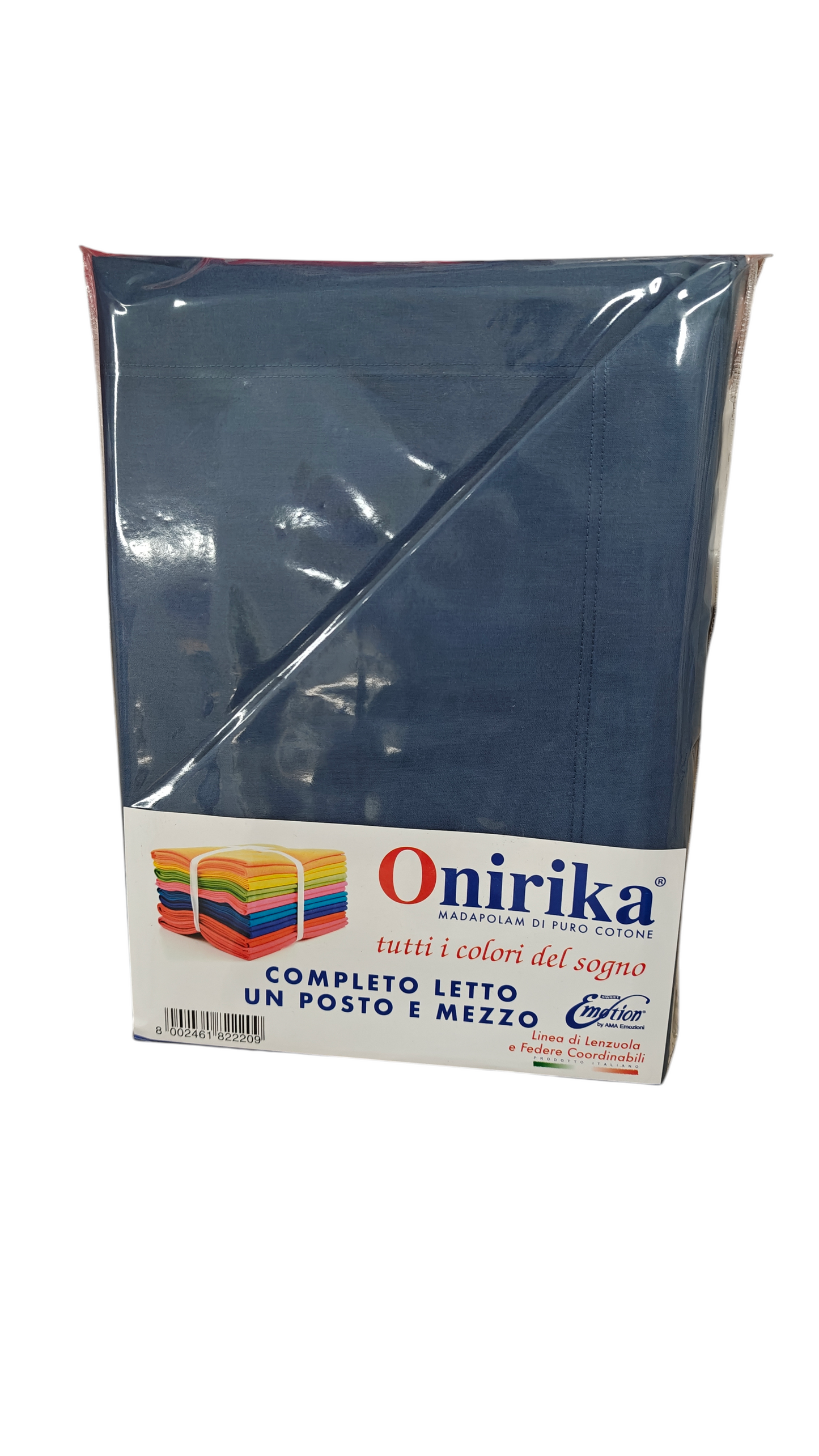 Lenzuola 1 Piazza e Mezza Onirika 100% Cotone – Completo Letto