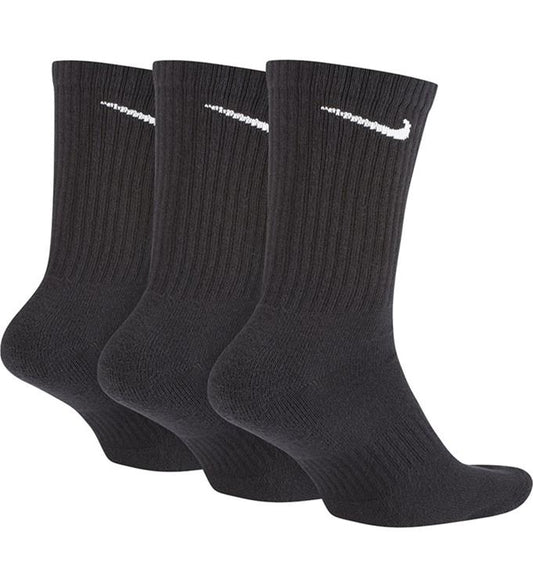 NIKE - Pacco da 3 calzini corti everyday cush crew - nero, bianco