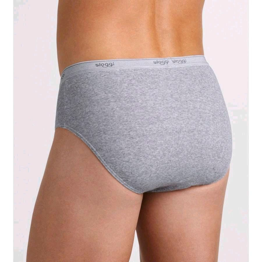 Sloggi Basic Midi – 2 Slip Uomo in Cotone Elasticizzato