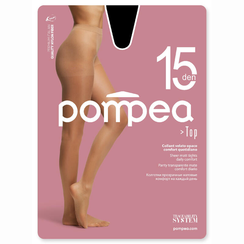 Pompea Collant 15 Den Velato Opaco Donna