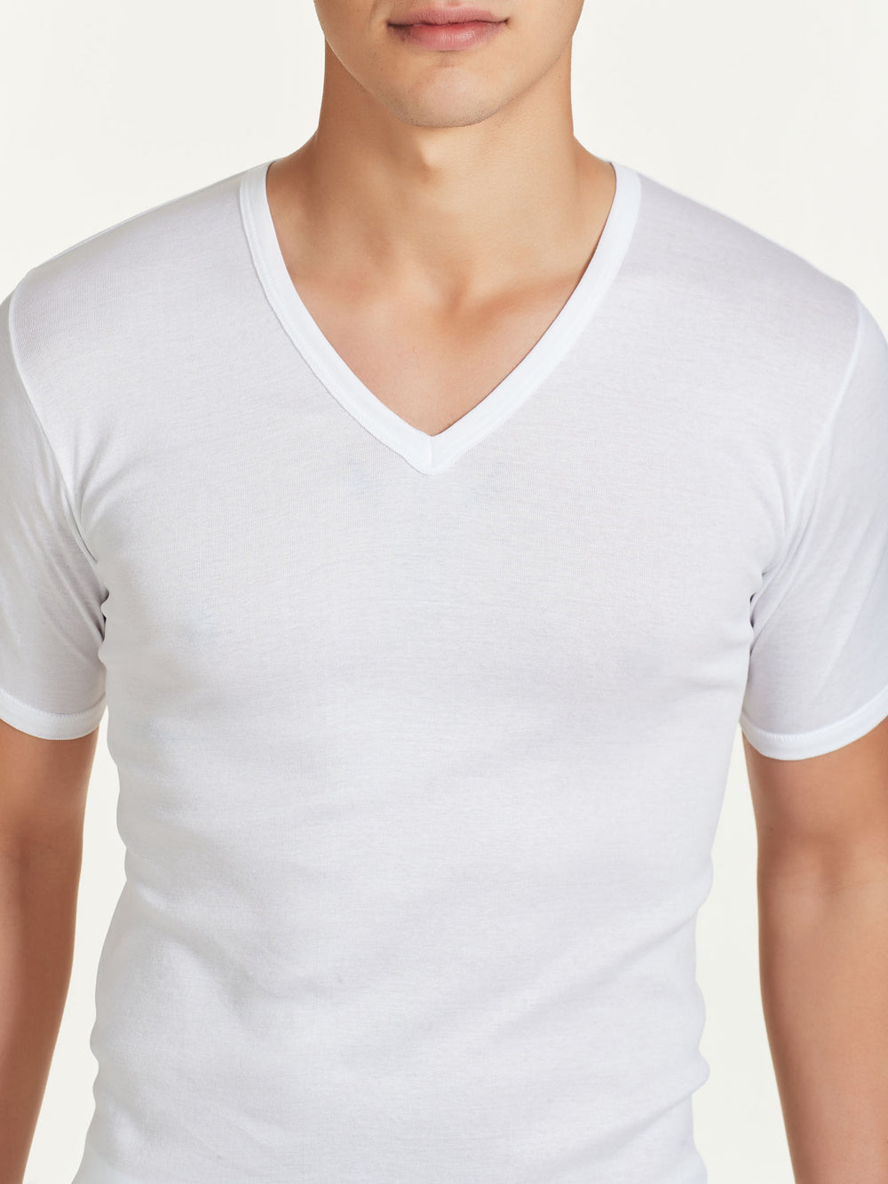 Maglia Uomo Filo di Scozia Ragno - T-Shirt Scollo a V 100% Cotone
