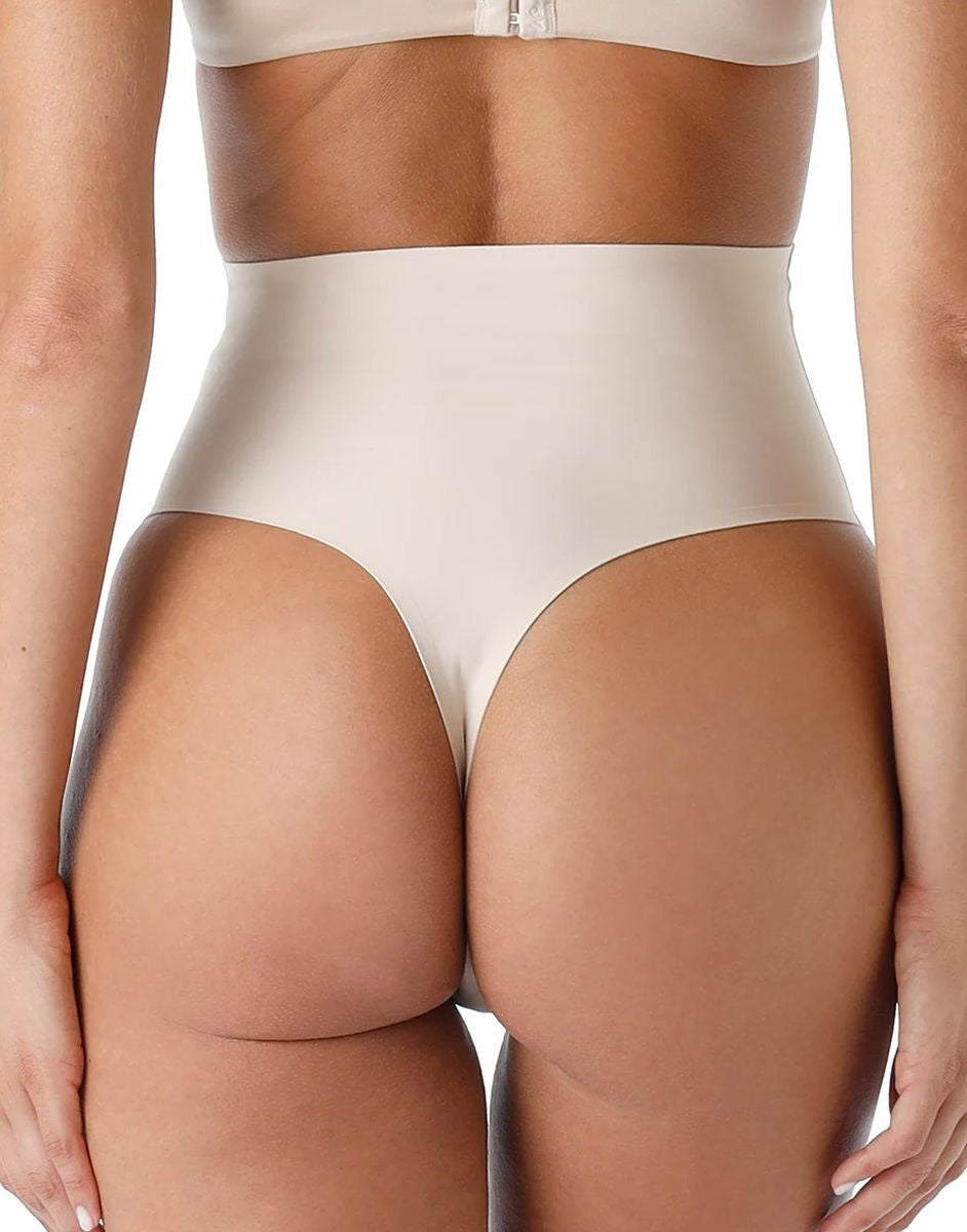 Perizoma Vita Alta Taglio Laser Senza Cuciture – Jadea 8025