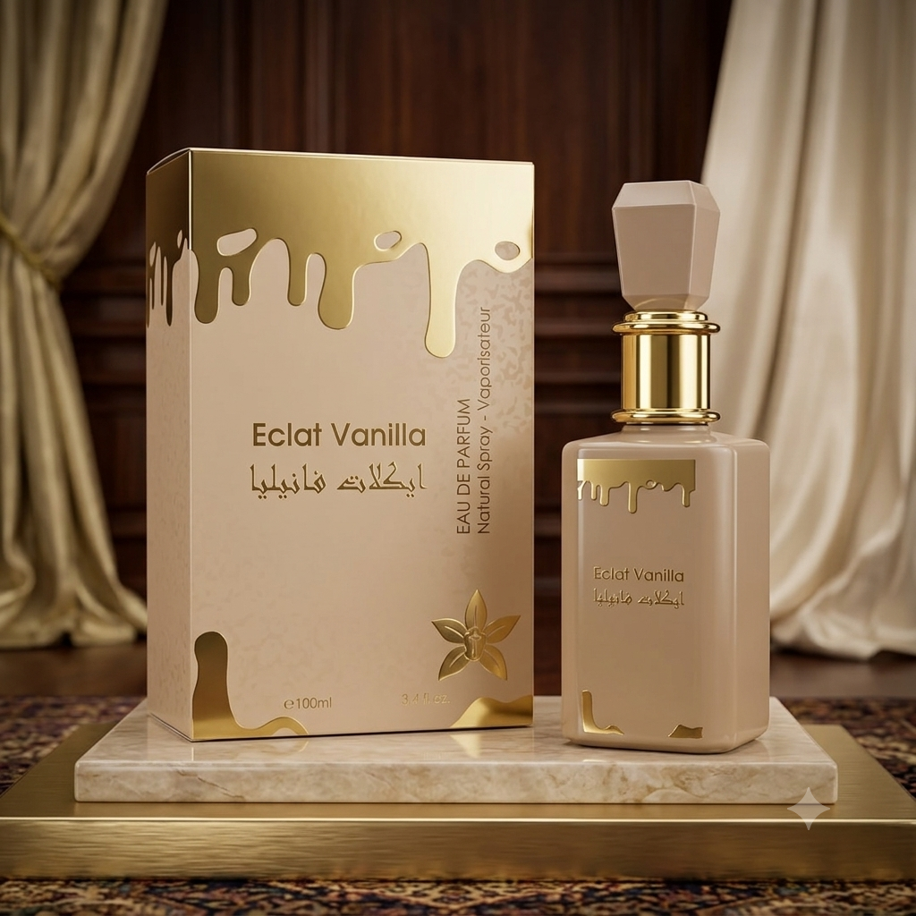 Eclat Vanilla 100 ml – Profumo Arabo Gourmand Vaniglia e Caramello