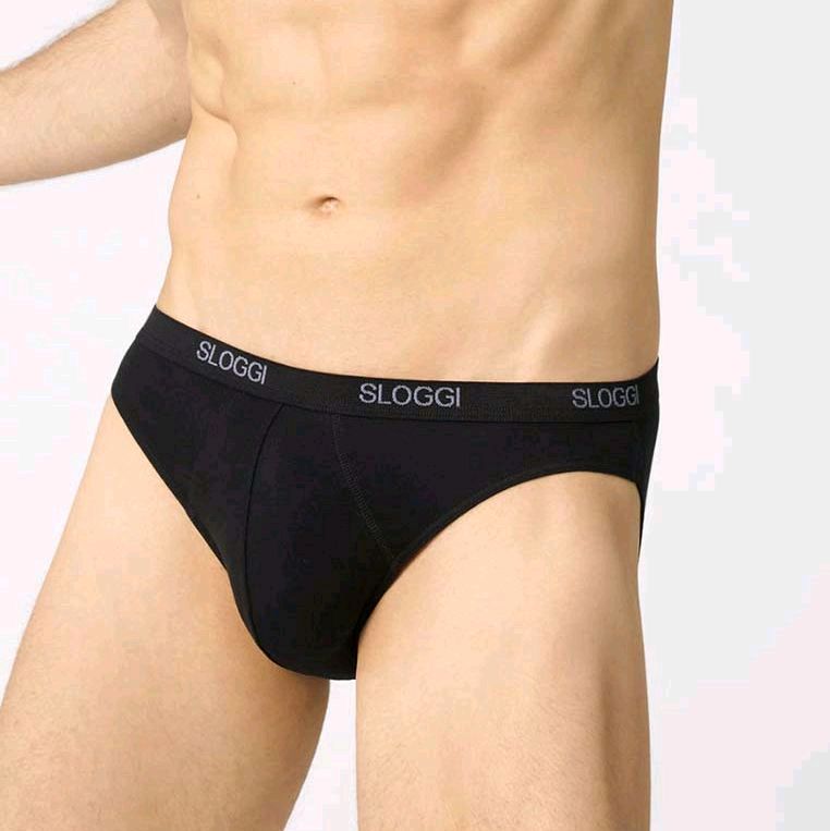 Sloggi Basic Mini – 2 Slip Uomo in Cotone Elasticizzato Taglio Basso