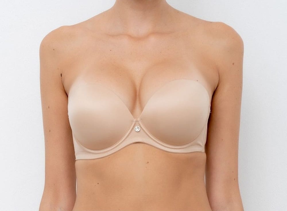 LORMAR - Balconcino super push-up +2 taglie micro effetto seta art. Double Balconcino