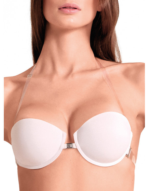 LORMAR - Reggiseno fascia con kit schiena trasparente art. Lynette