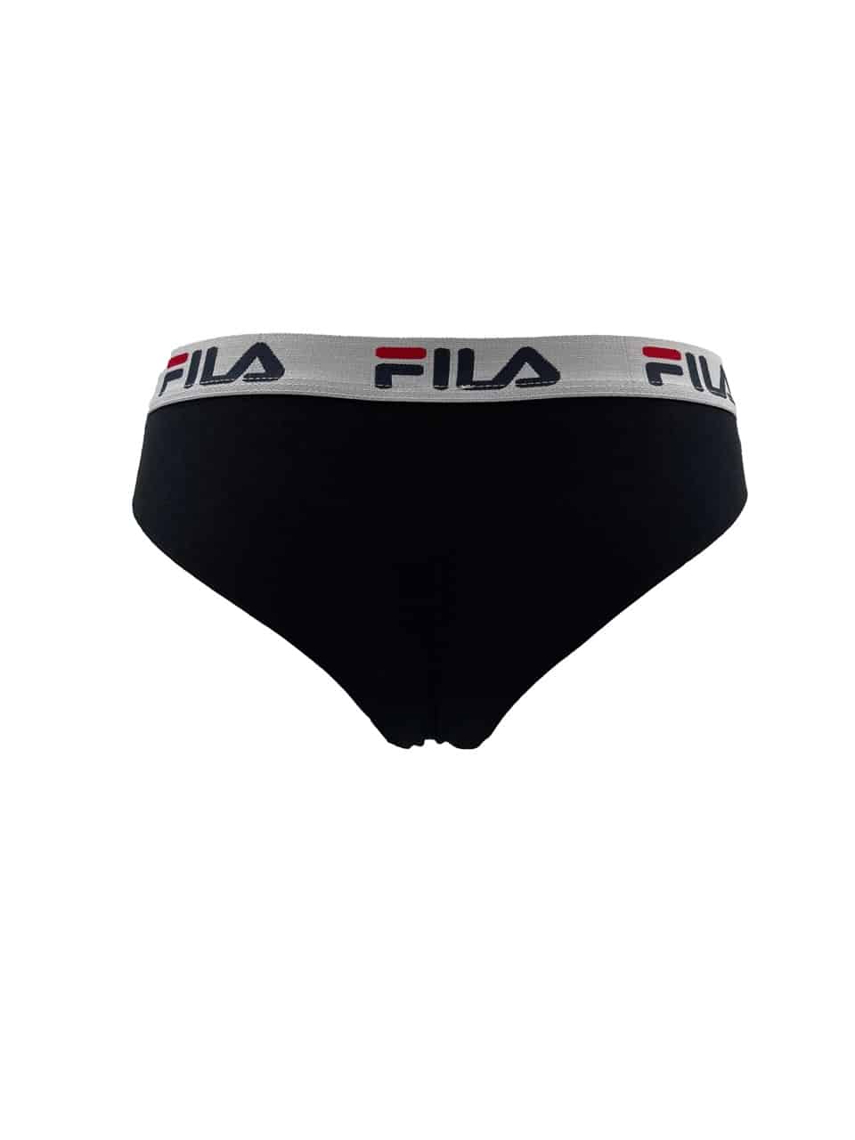 Slip Brasiliana Donna Cotone Elasticizzato Nero Grigio Navy – Fila FU6067