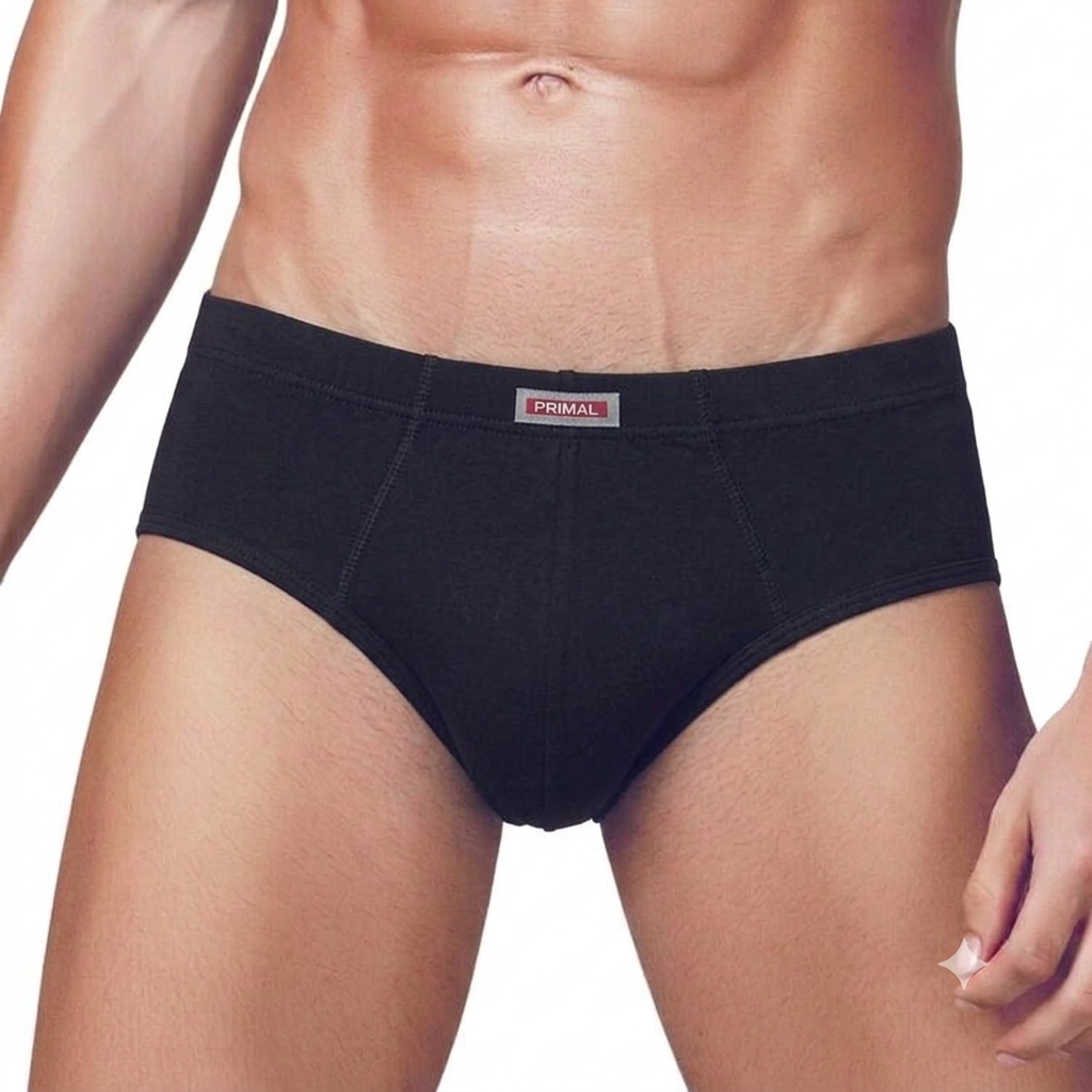 Slip Uomo Taglie Forti - Primal - Nero