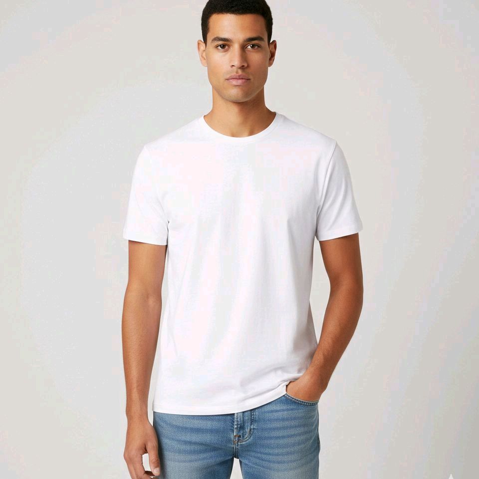 Nazareno Gabrielli – Pack 3 T-Shirt Uomo Girocollo 100% Cotone Bianche