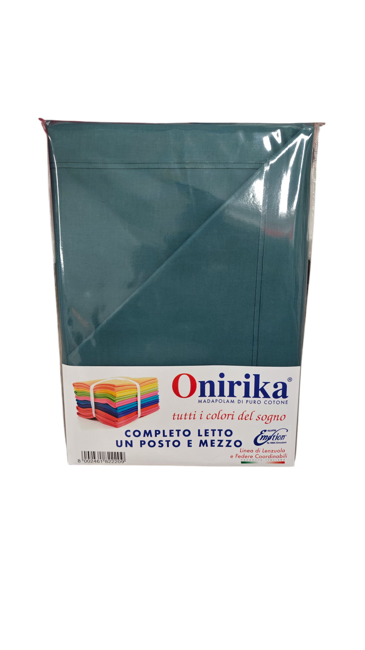 Lenzuola 1 Piazza e Mezza Onirika 100% Cotone – Completo Letto