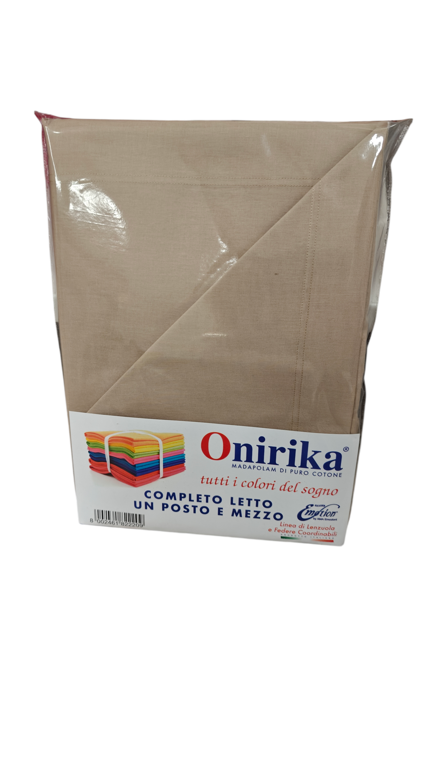 Lenzuola 1 Piazza e Mezza Onirika 100% Cotone – Completo Letto